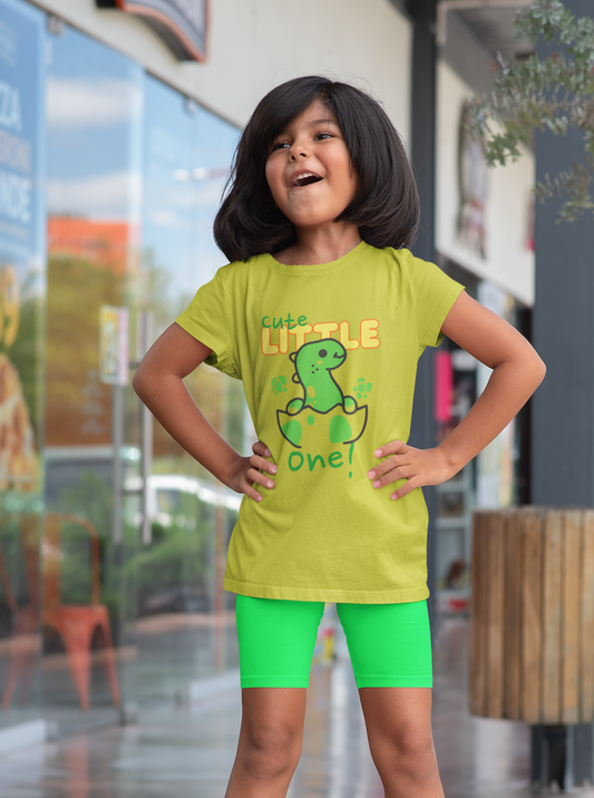 Cute Little One Printed New Yellow Kids T-shirts