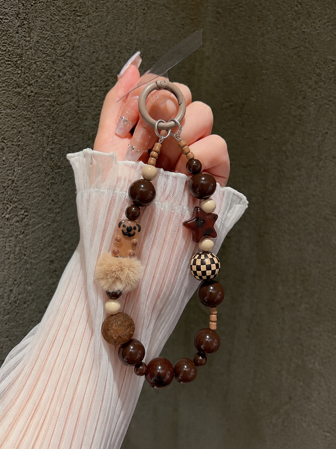Furr Panda Phone charm