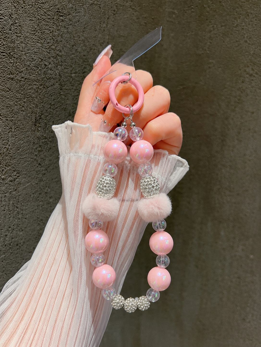 Soft Pink Phone charm
