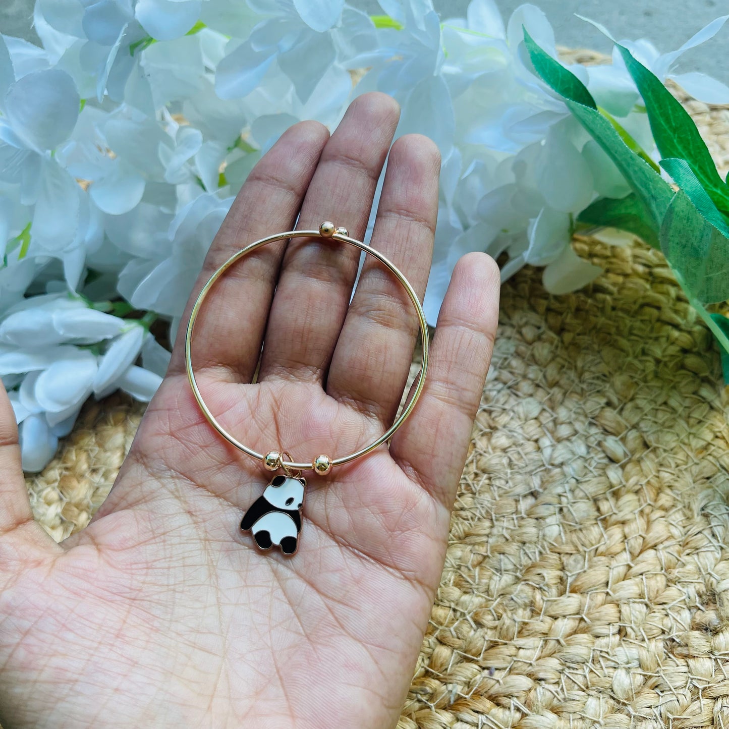 Cute Panda Charm Bracelet
