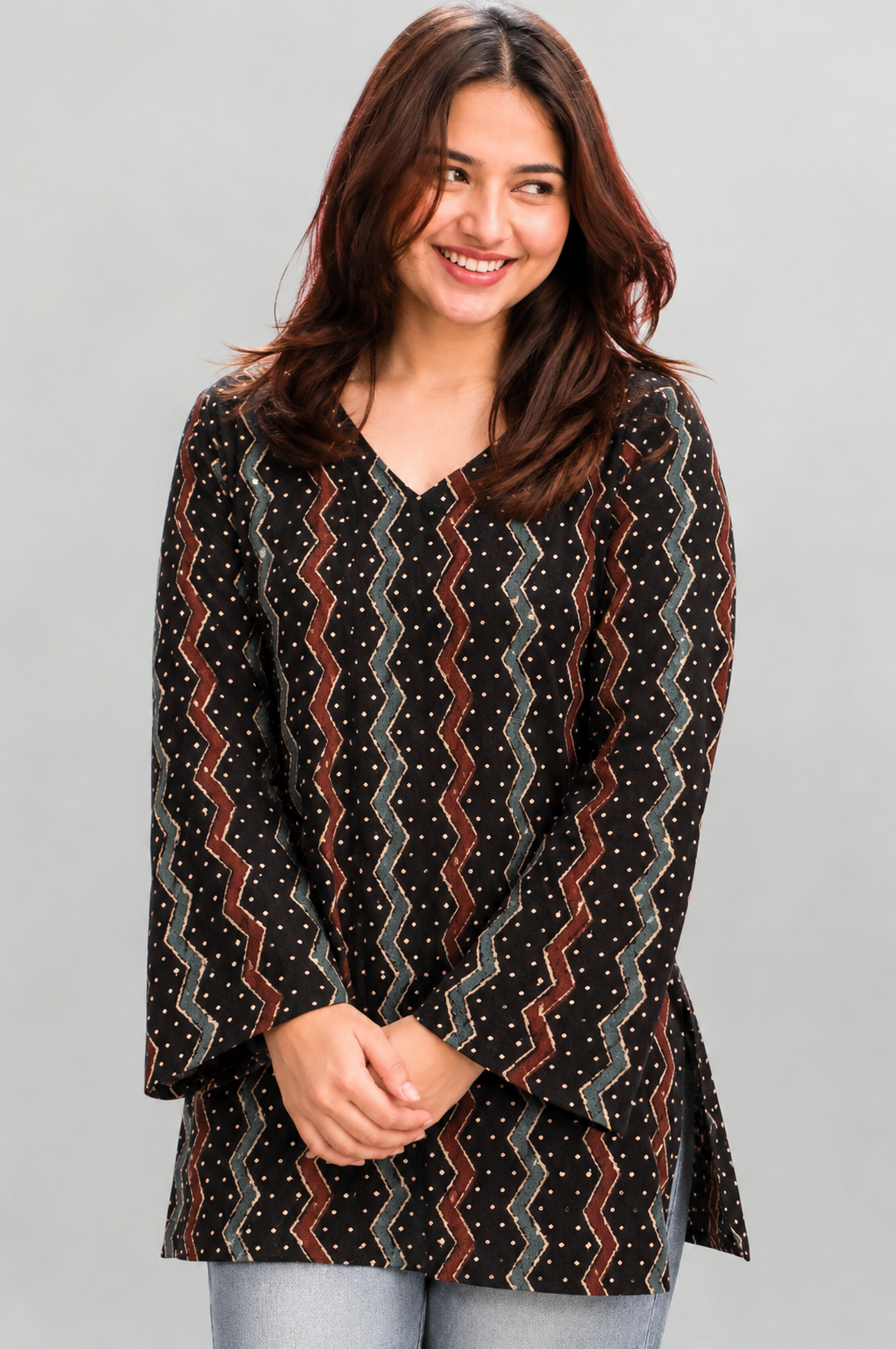 Hand Block Printed Premium Cotton Tunic