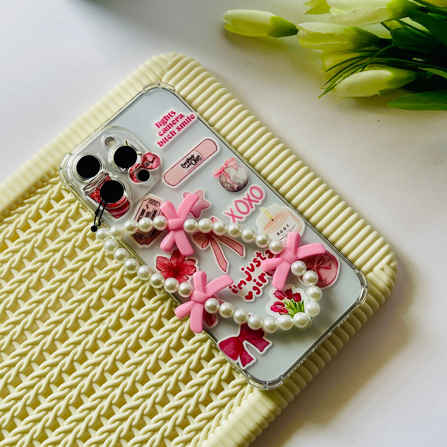 Just A Girly Thing Charm Phone Case