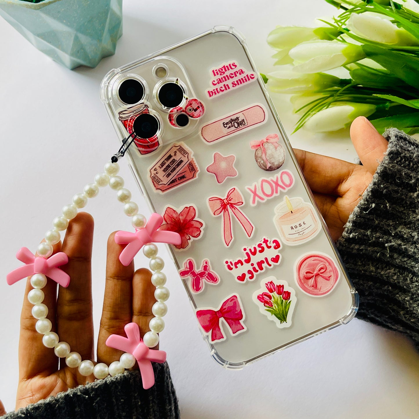 Just A Girly Thing Charm Phone Case