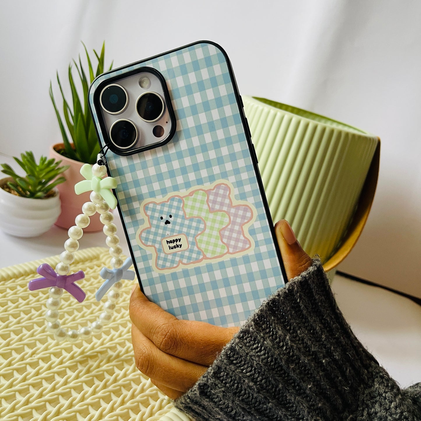 Happy Lucky With Charm Protective Phone Case
