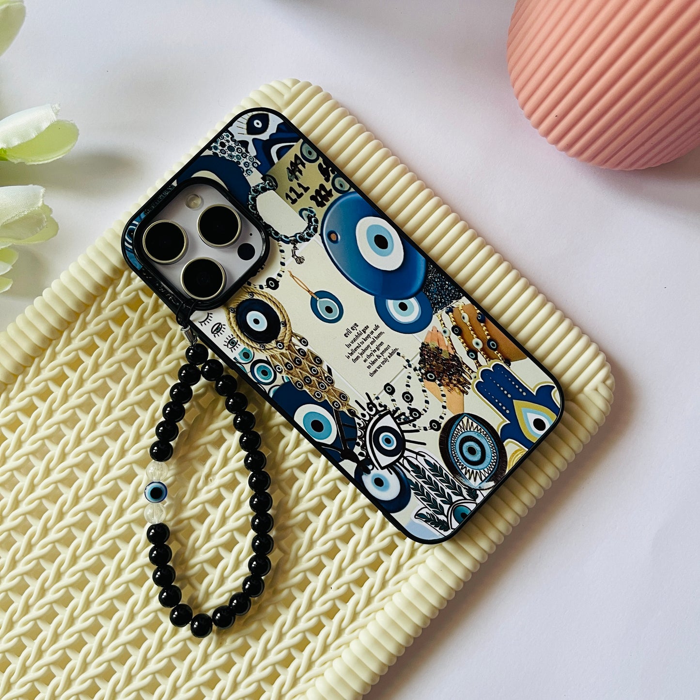 Evil Eye With Charm Protective Phone Case