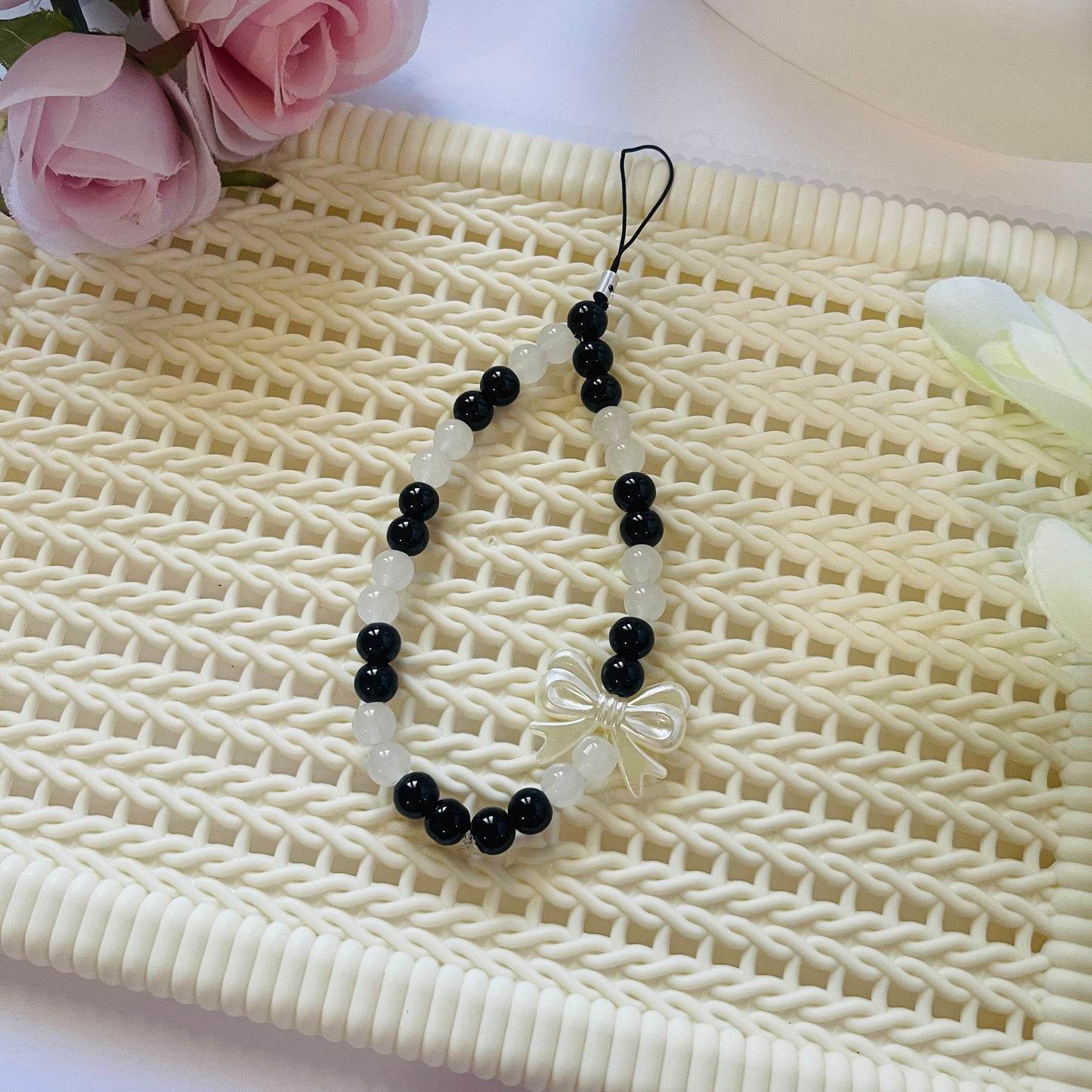 Black Bow Charms For Phone Case