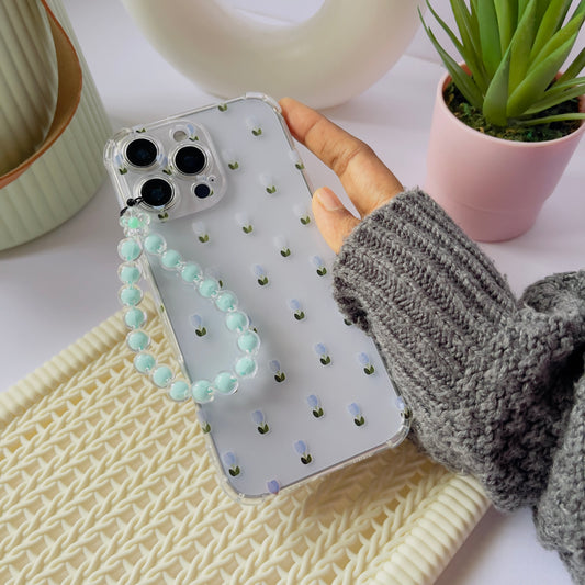 Minimal Floral Charm Phone Case