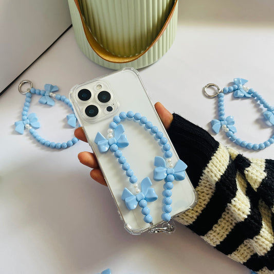 Blue bow Charms For Phone Case