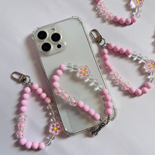 Pink flower Charms For Phone Case