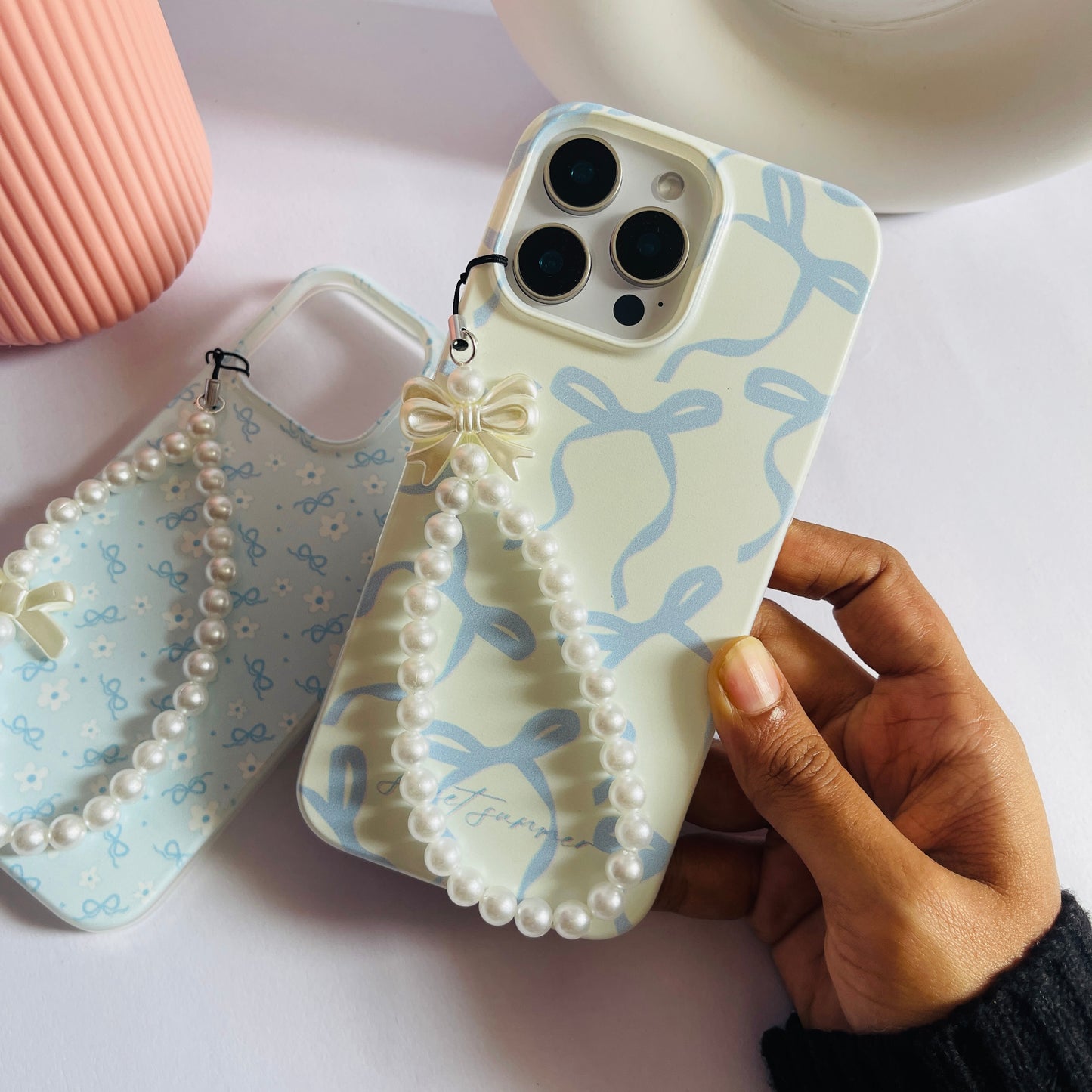 Bows & Flowers Charm Phone Case