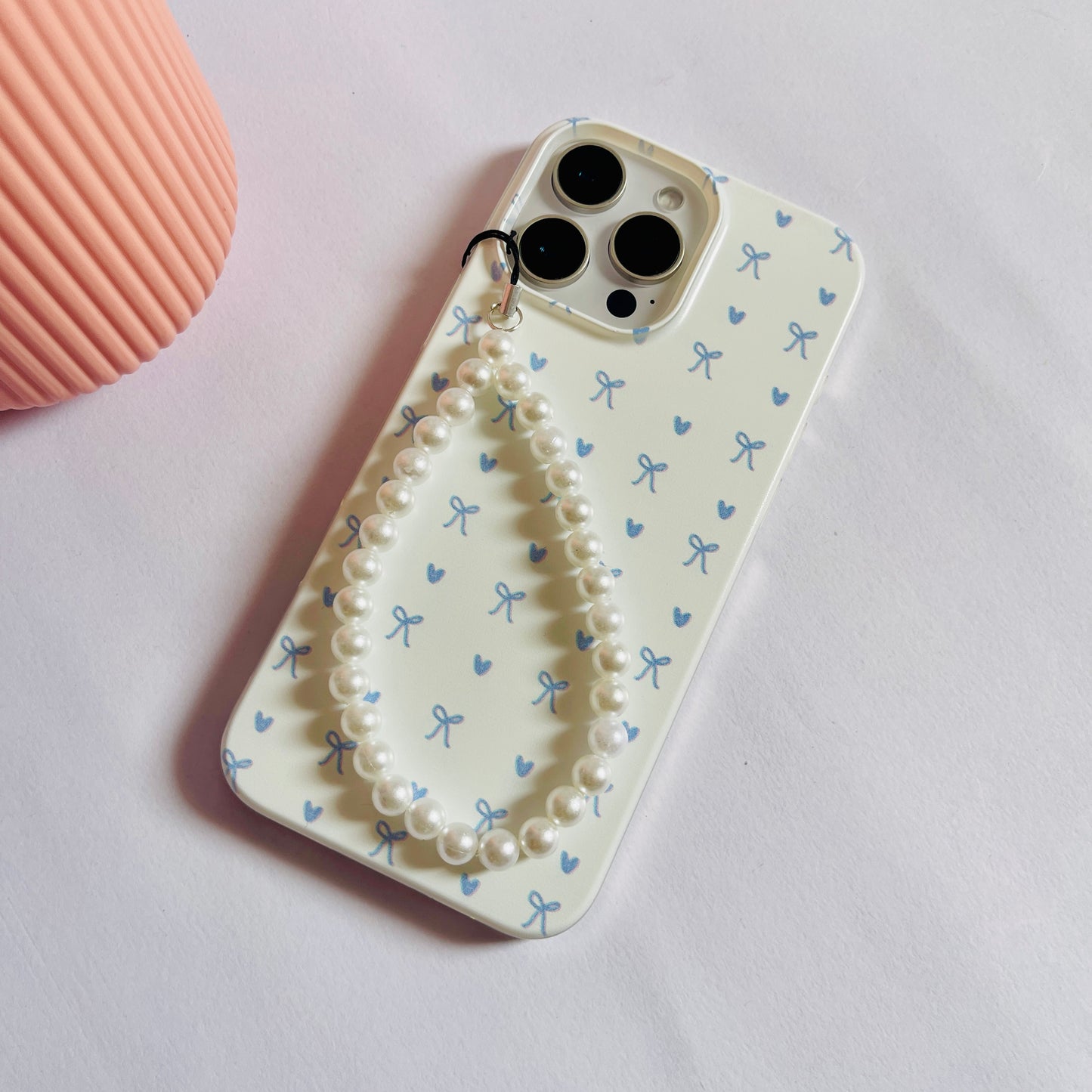 Cute Mini Bow On White Charm Phone Case