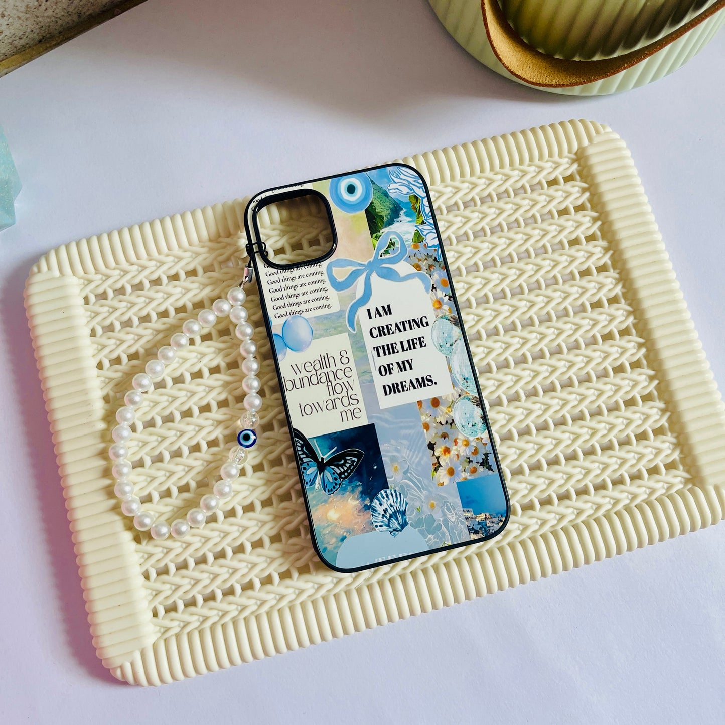 Aesthetic Evil Eye Charm Phone case For Girls