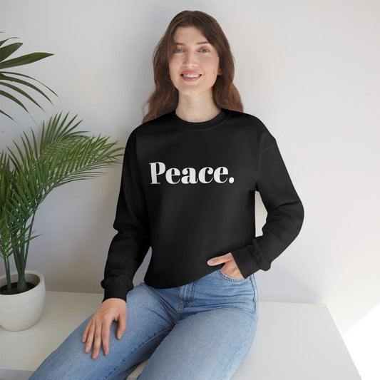 Peace Printed Unisex Oversized Sweatshirt
