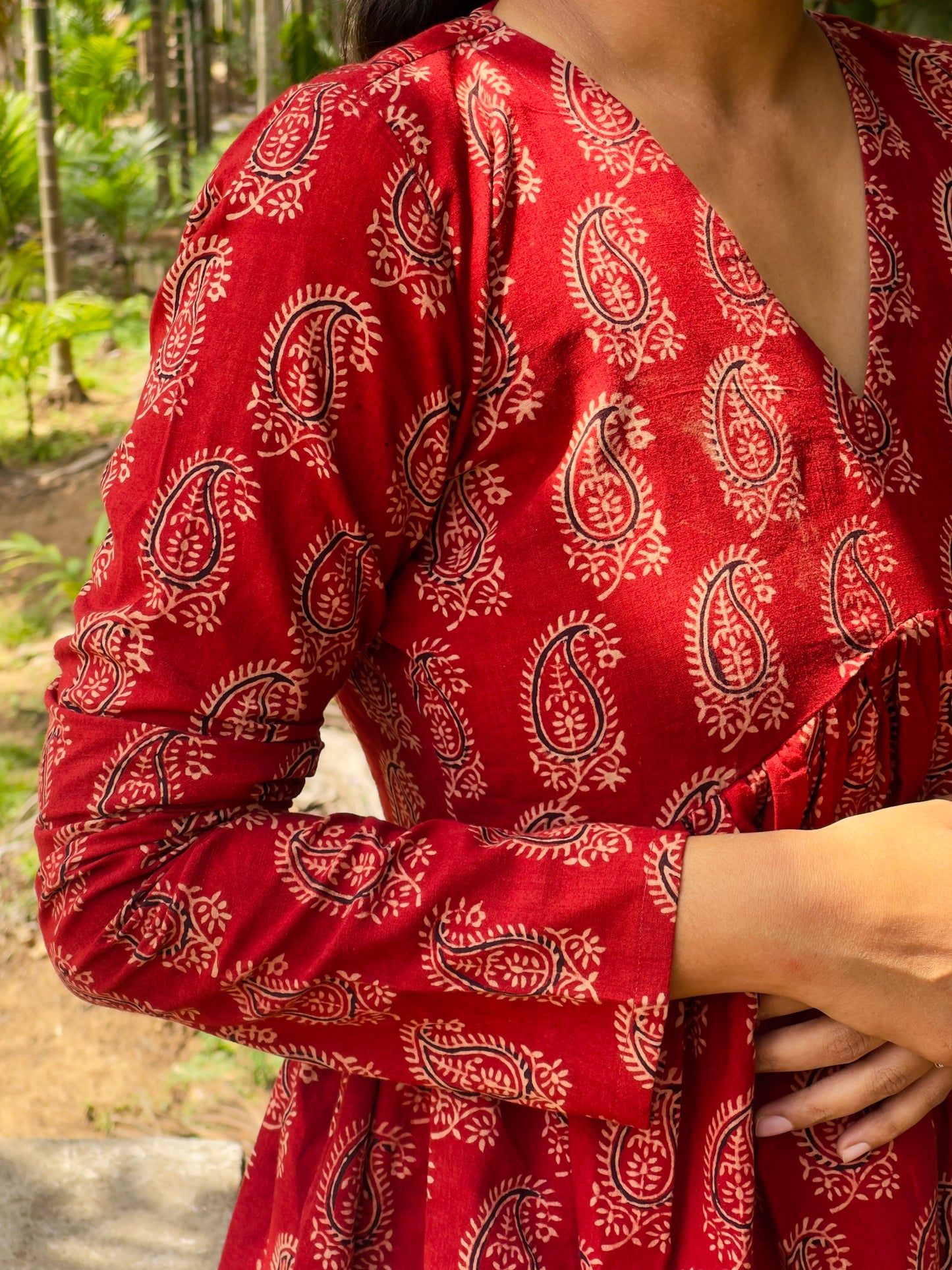 Pure Cotton Alia Cut Short Kurti