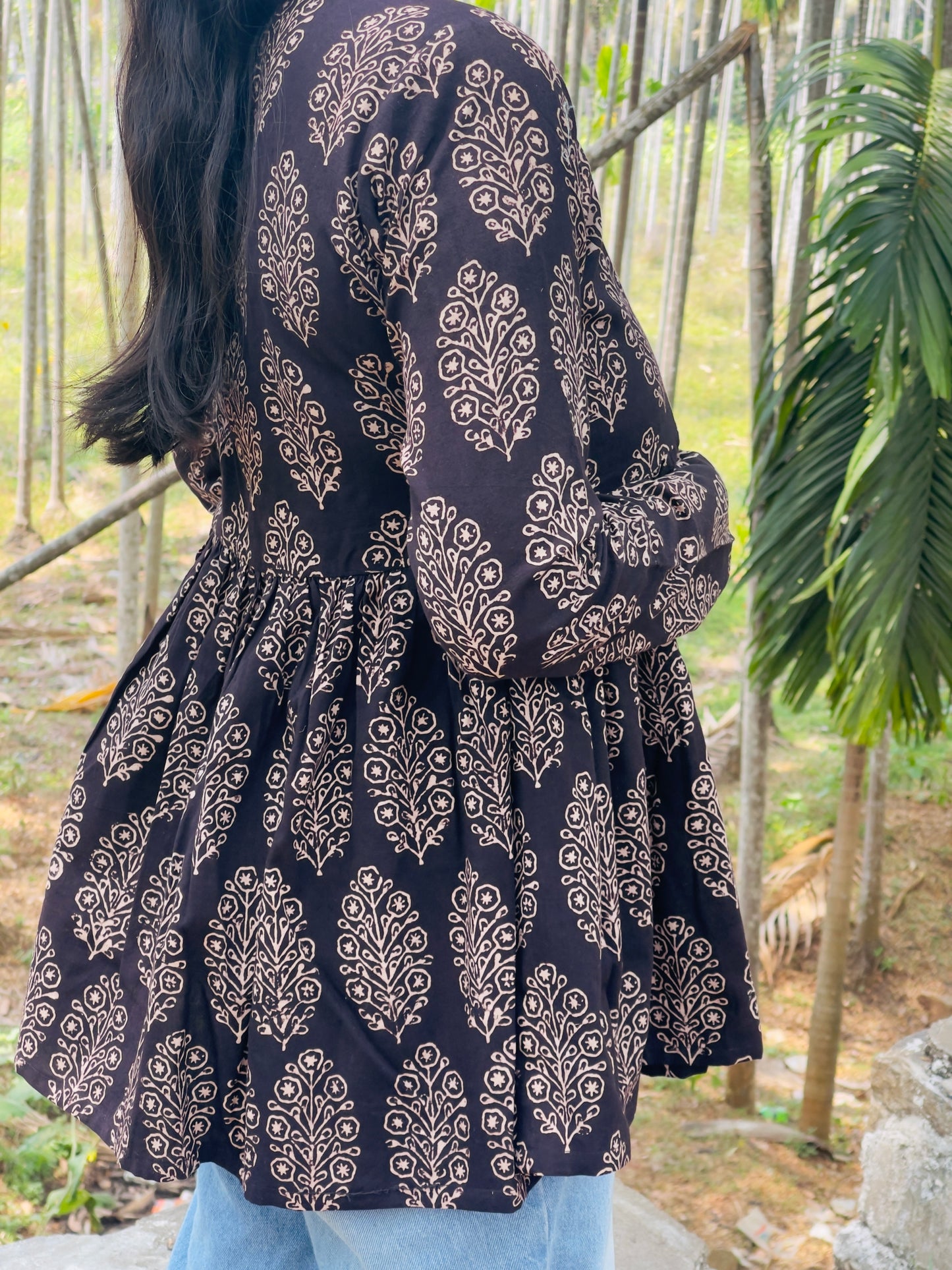 Pure Cotton Alia Cut Short Kurti