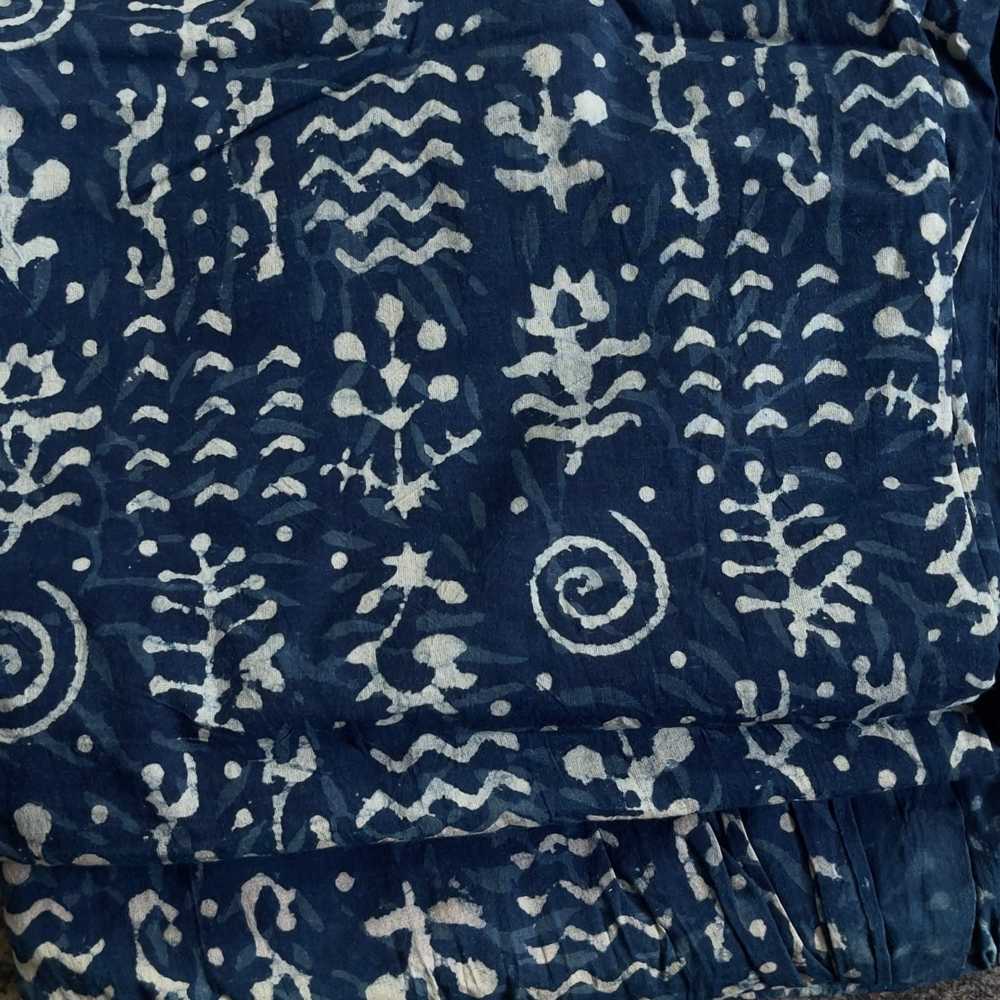 Hand Block Printed Premium Cotton Sleeveless Kurti