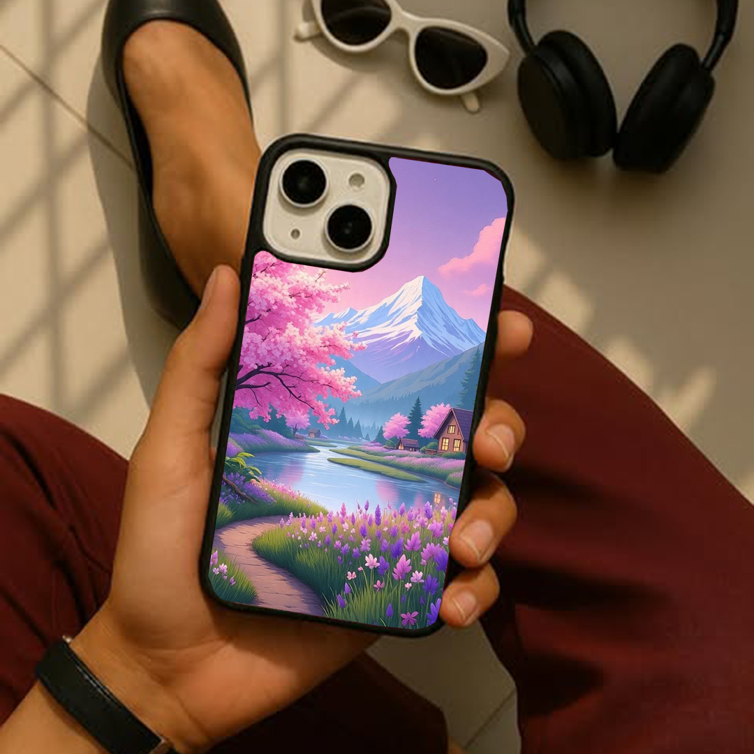 Dusk Chenille Protective Glass Case