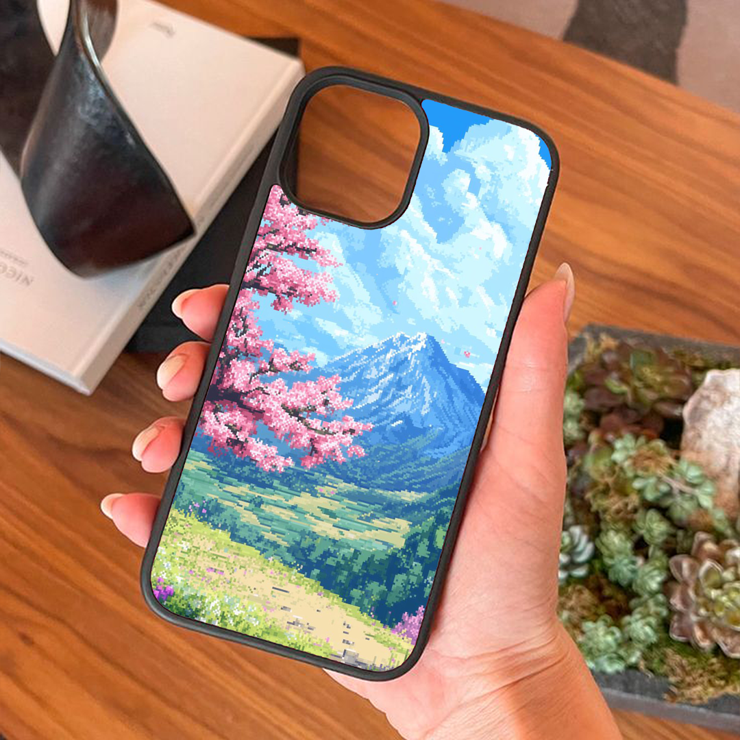 Crimson Cashmere Protective Glass Case