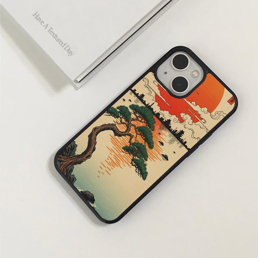 Saffron Stitch Protective Glass Case