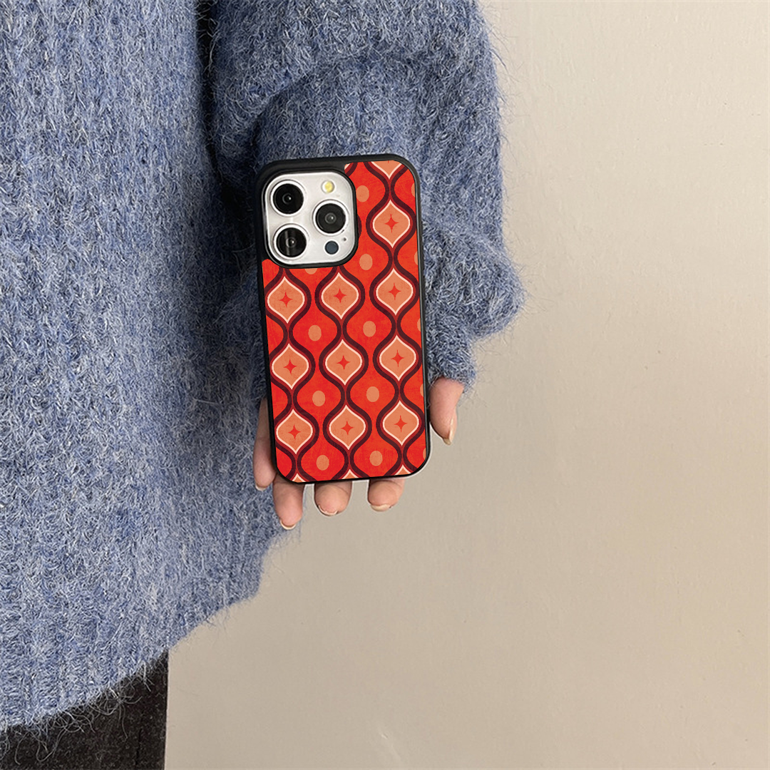 Crimson Wash Protective Glass Cases