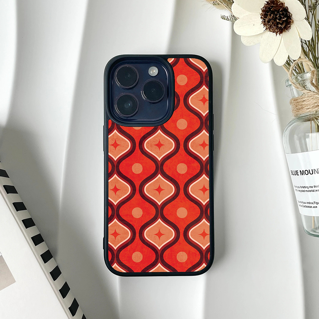 Crimson Wash Protective Glass Cases