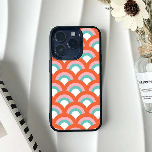 Acid Abstract Protective Glass Cases