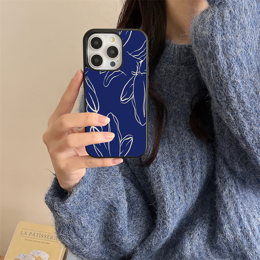 Couture Cobalt Protective Glass Case