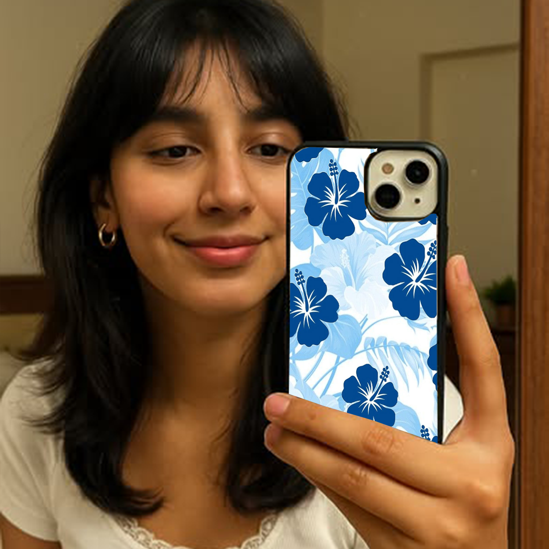 Essential Blue Protective Glass Case