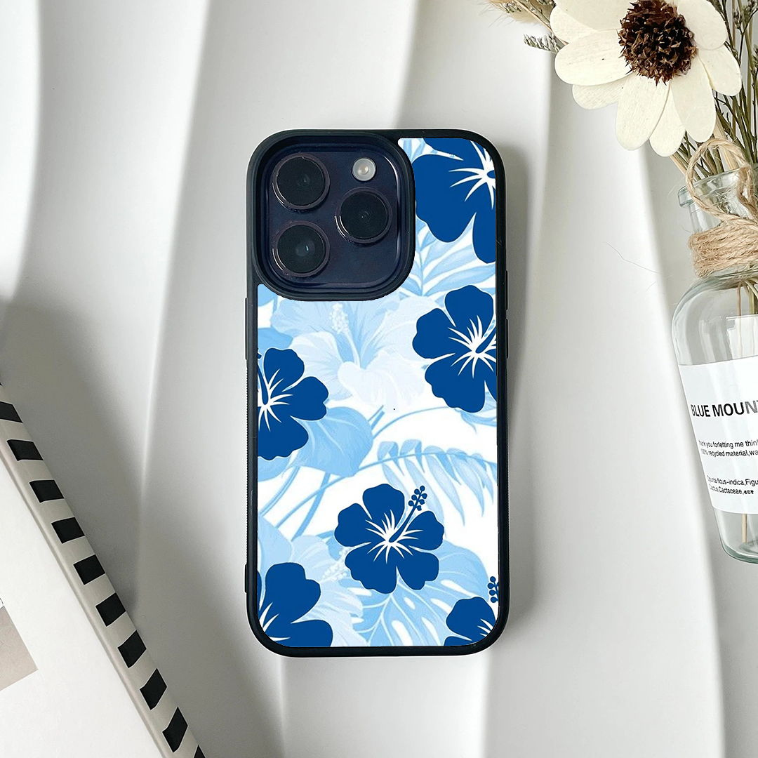 Essential Blue Protective Glass Case