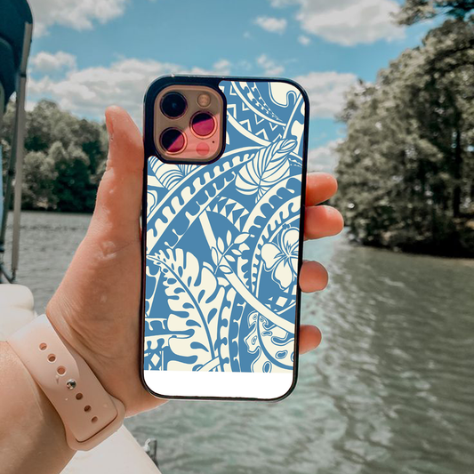 Pigment Blue Protective Glass Case