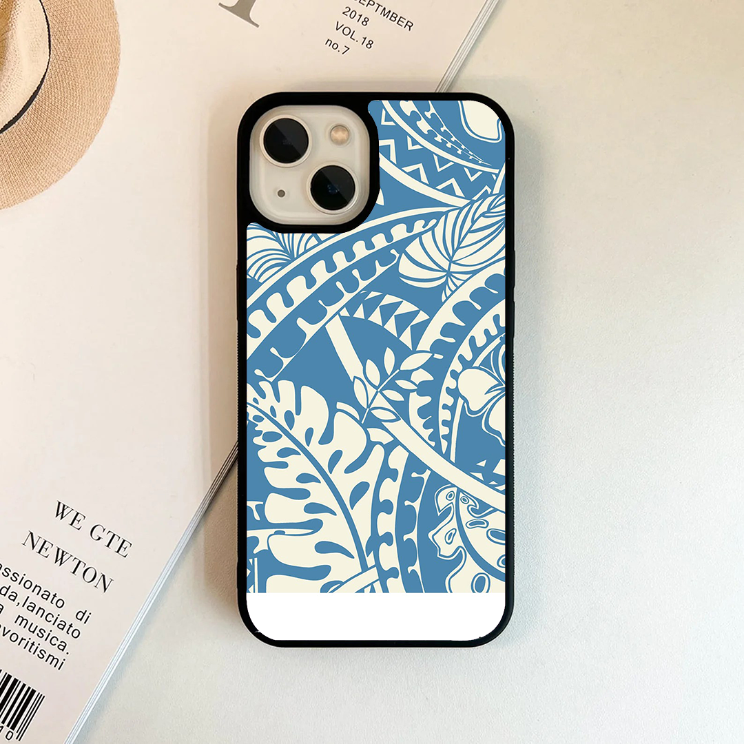 Pigment Blue Protective Glass Case