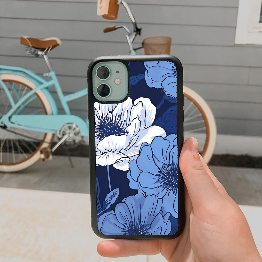 Indigo Fluidity Protective Glass Case