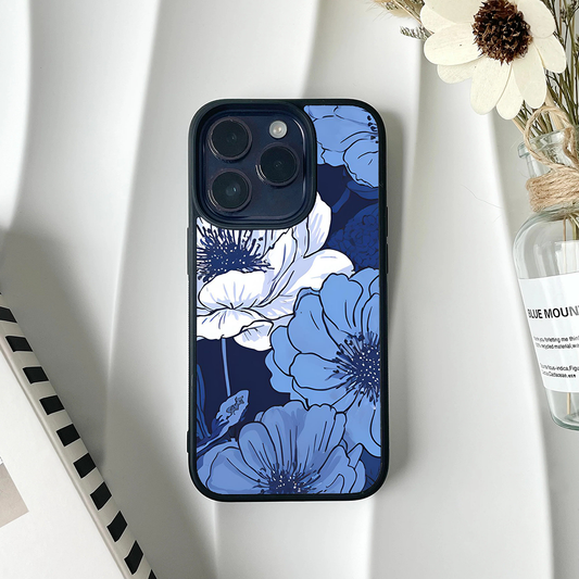 Indigo Fluidity Protective Glass Case
