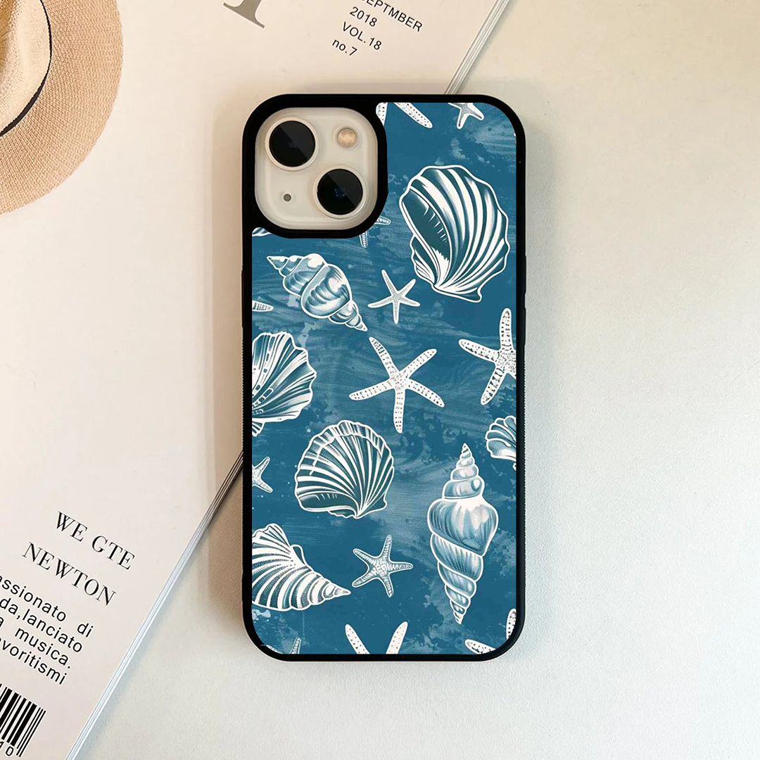 Brushstroke Shell Protective Glass Case
