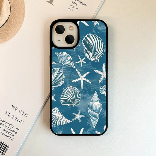 Brushstroke Shell Protective Glass Case