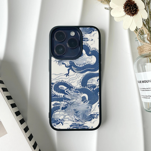 Crystal Blue Protective Glass Case
