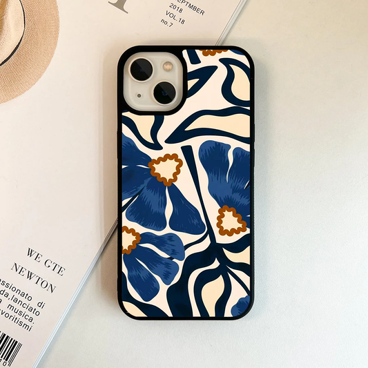 Neon Cobalt Protective Glass Case