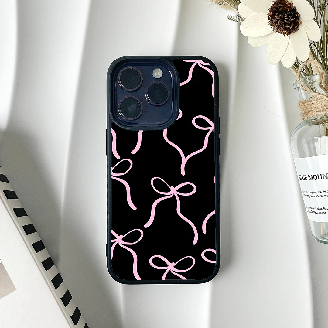 Madness Bow Charm Printed Protective Phone Case Back Cover