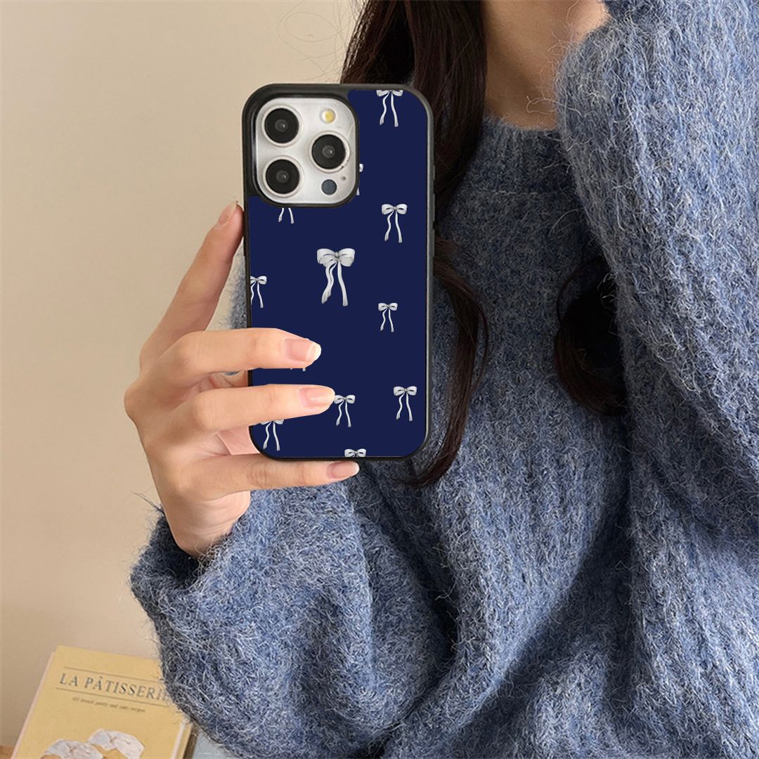 Sketchy Bow Printed Protective Phone Case Back Cover