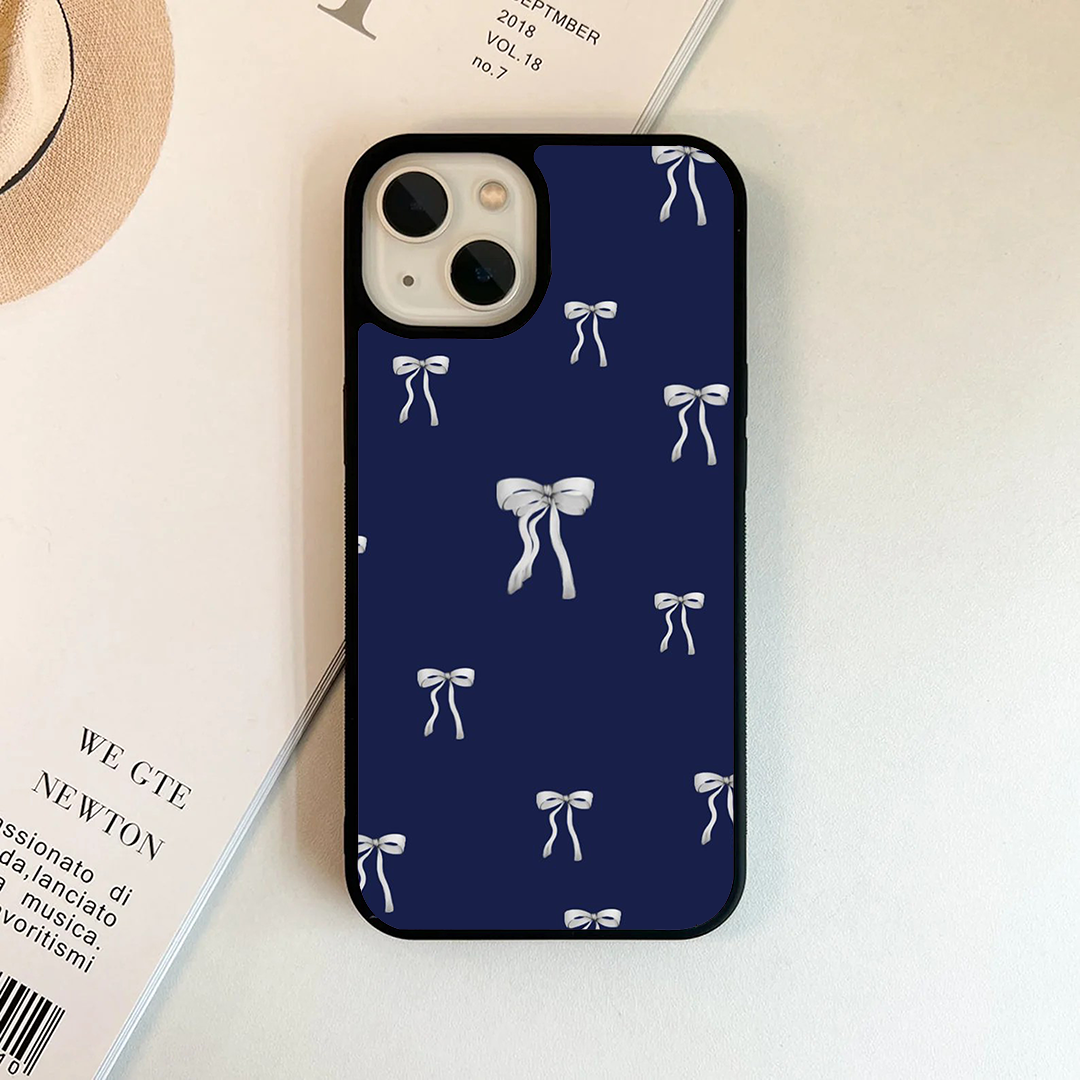 Sketchy Bow Printed Protective Phone Case Back Cover