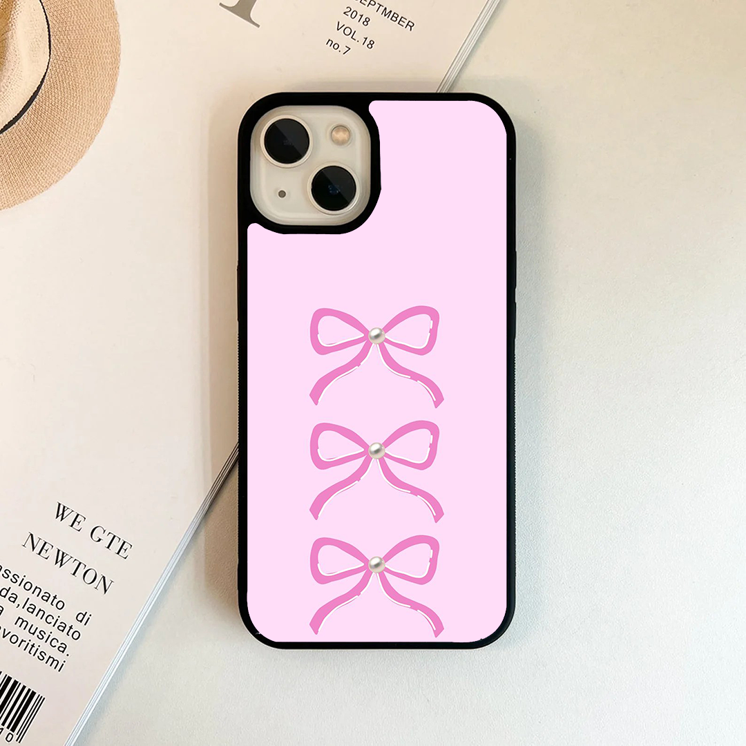 Bow Cutie Printed Protective Phone Case Back Cover