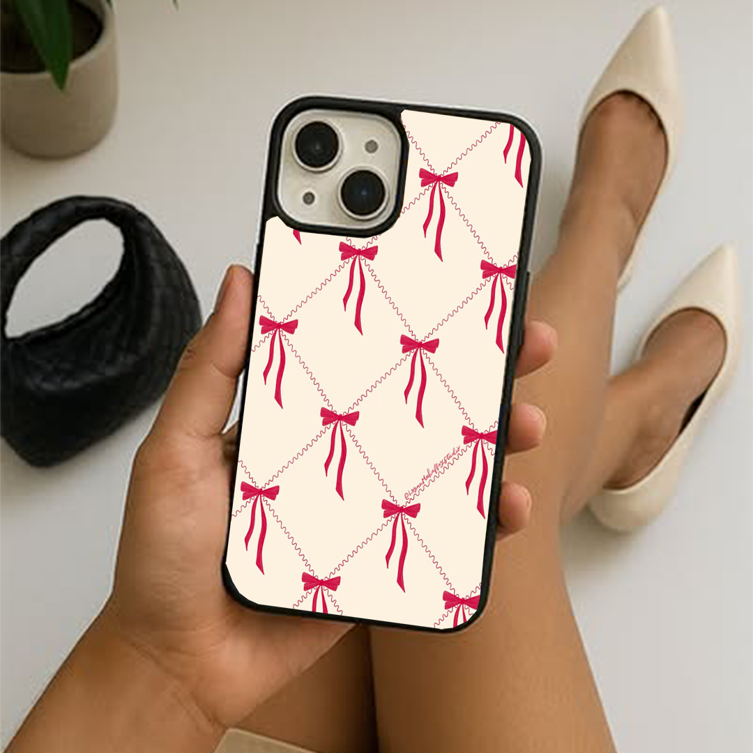 Bow Affair Printed Protective Phone Case Back Cover