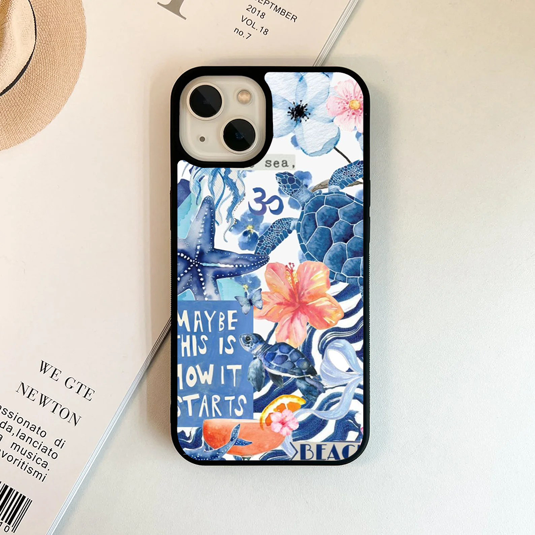 Ocean Origin Protective Phone Case Back Cover