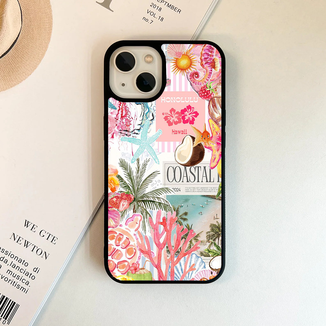 Honolulu Coastal Phone Case Back Cover