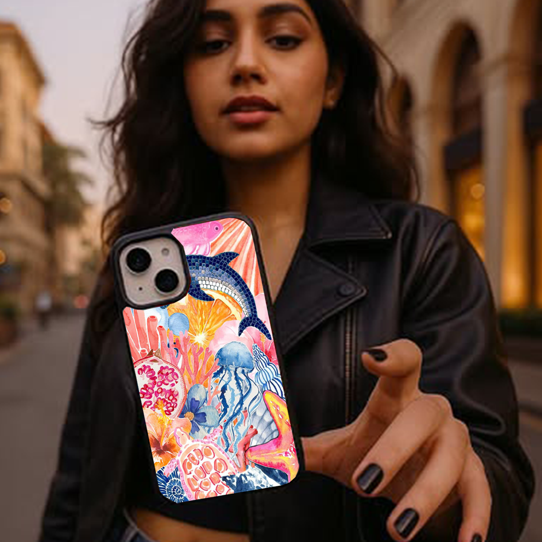 Tropical Citrus Splash Phone Case Back Cover