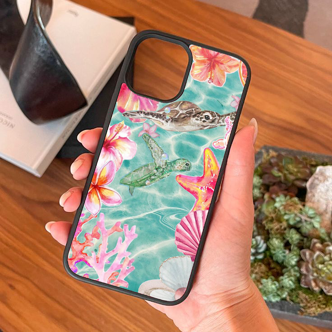 Aqua Blue Trip Phone Case Back Cover