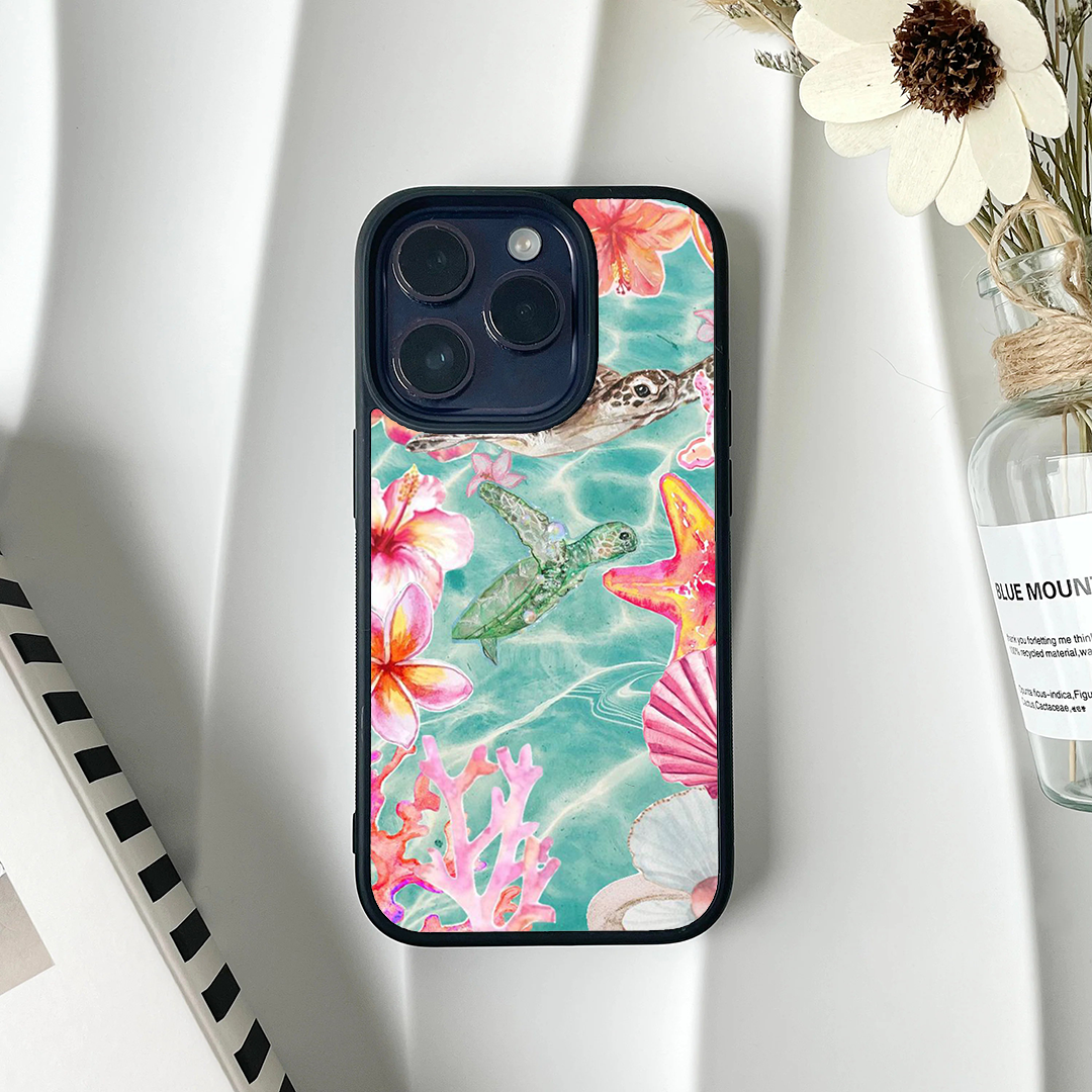 Aqua Blue Trip Phone Case Back Cover