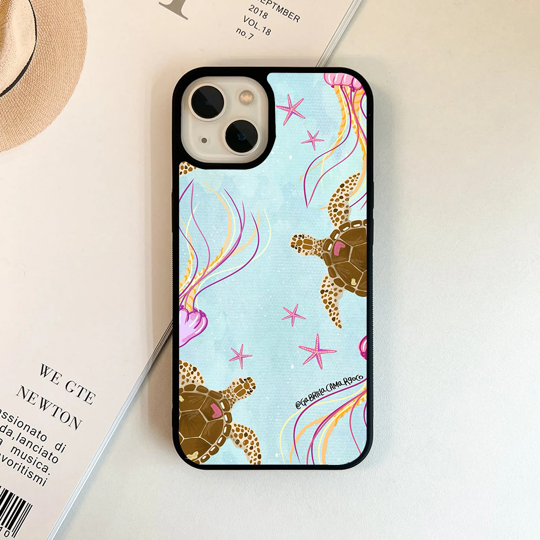 Ocean Drift Turtle Phone Case Back Cover