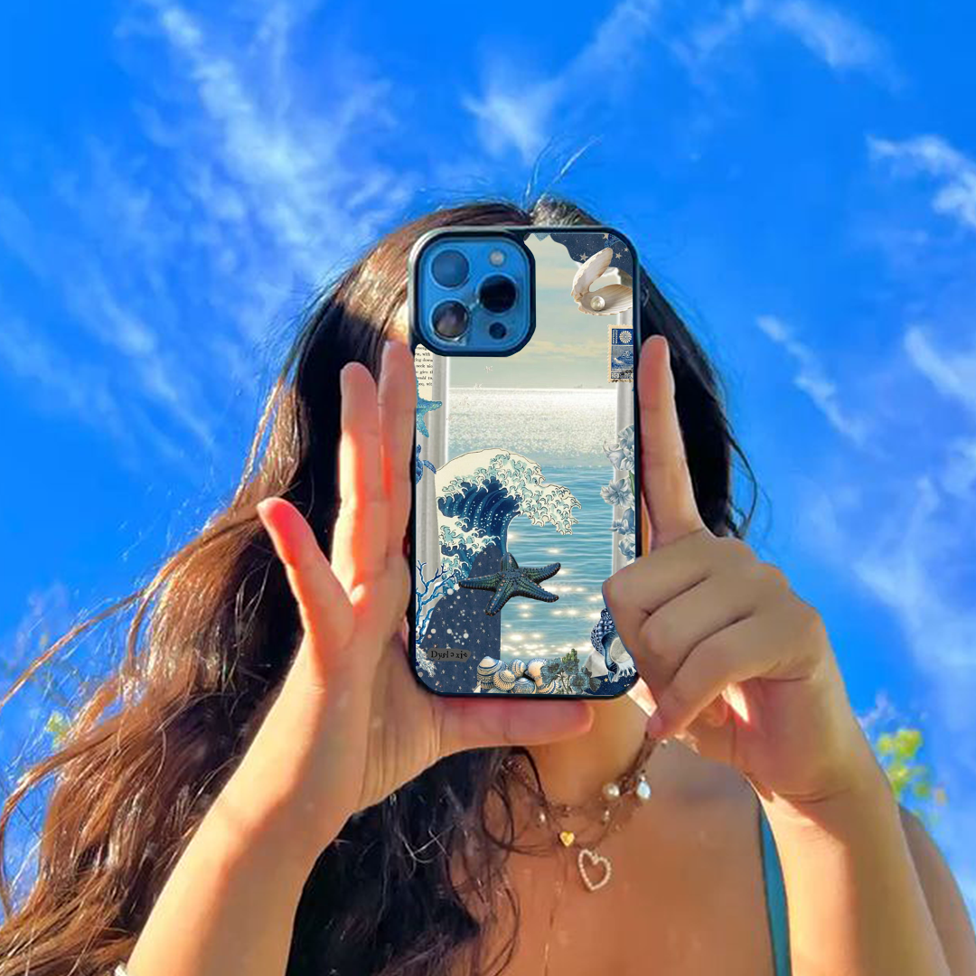 Ocean Wave Protective Phone Case Back Cover