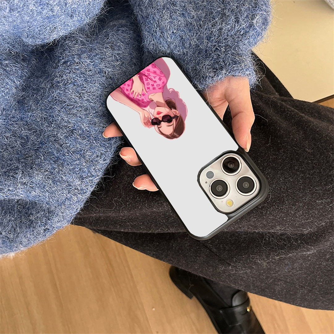 Trendy Varsity Glossy Protective Cases